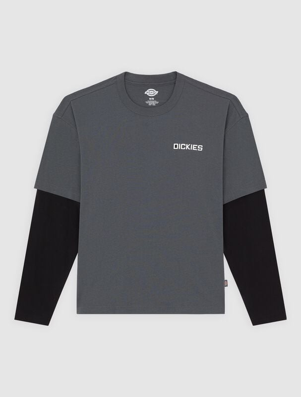 T-shirt manches longues  de Dickies - PAYSON 2FER TEE - S à XXL - pour Homme - noir - Dickies