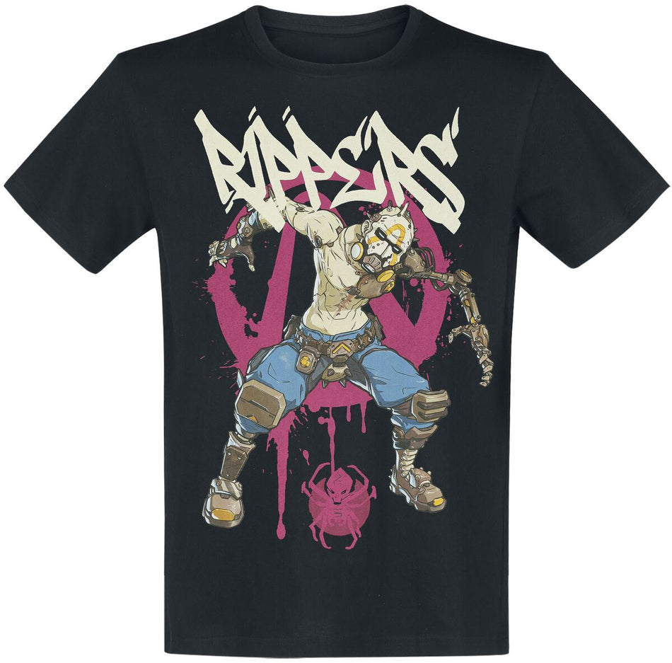 T-Shirt Manches courtes Gaming de Borderlands - Rippers - S à XXL - pour Homme - noir - Borderlands