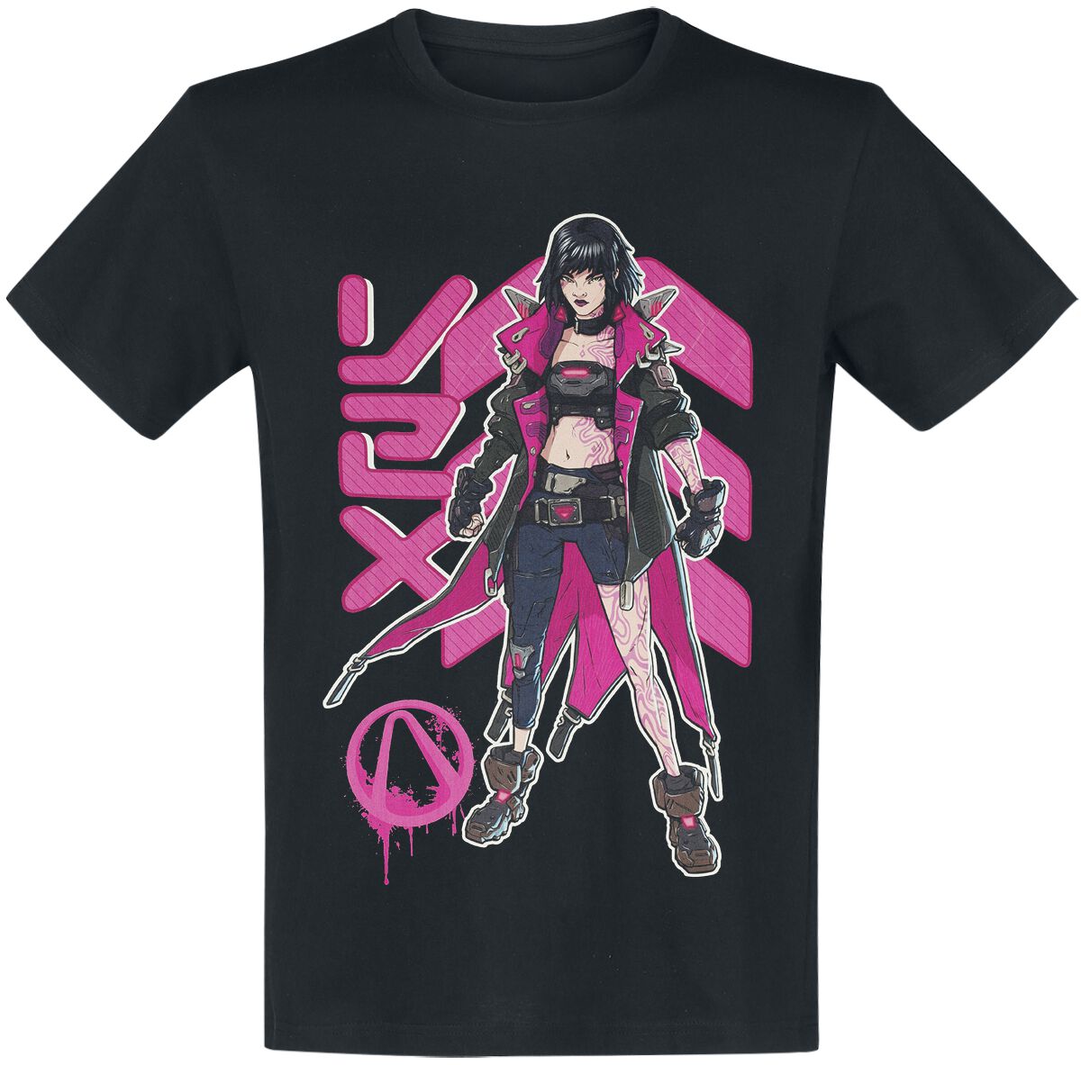 T-Shirt Manches courtes Gaming de Borderlands - Vex - S à XXL - pour Homme - noir - Borderlands