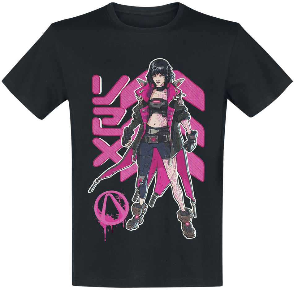 T-Shirt Manches courtes Gaming de Borderlands - Vex - S à XXL - pour Homme - noir - Borderlands