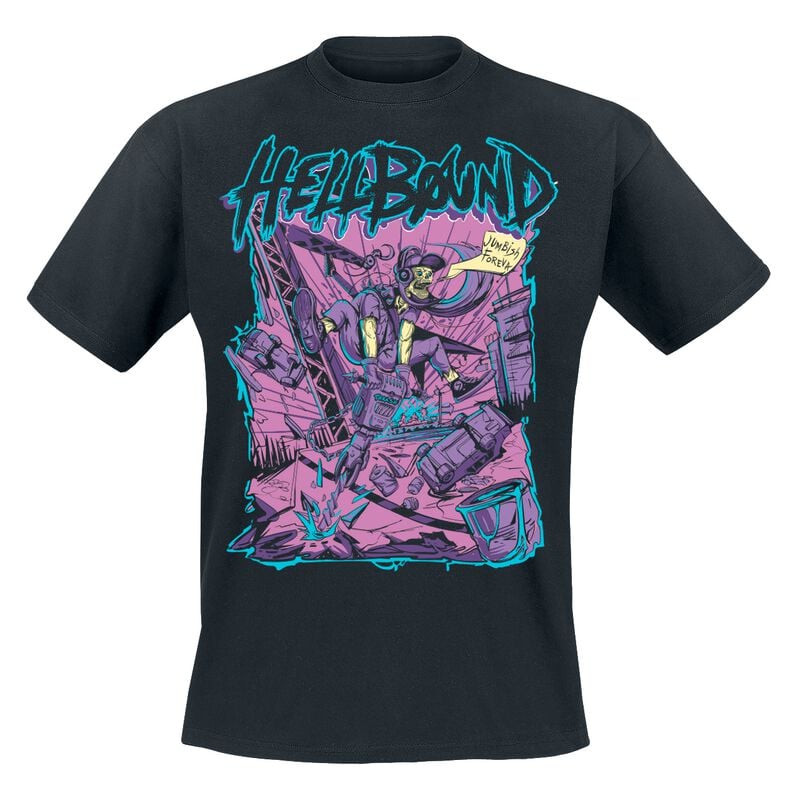 T-Shirt Manches courtes  de Wacken Metal Battle 2025 - 3. Winner Hellbound (BG) - S à 4XL - pour Homme - noir - Wacken Metal Battle 2025