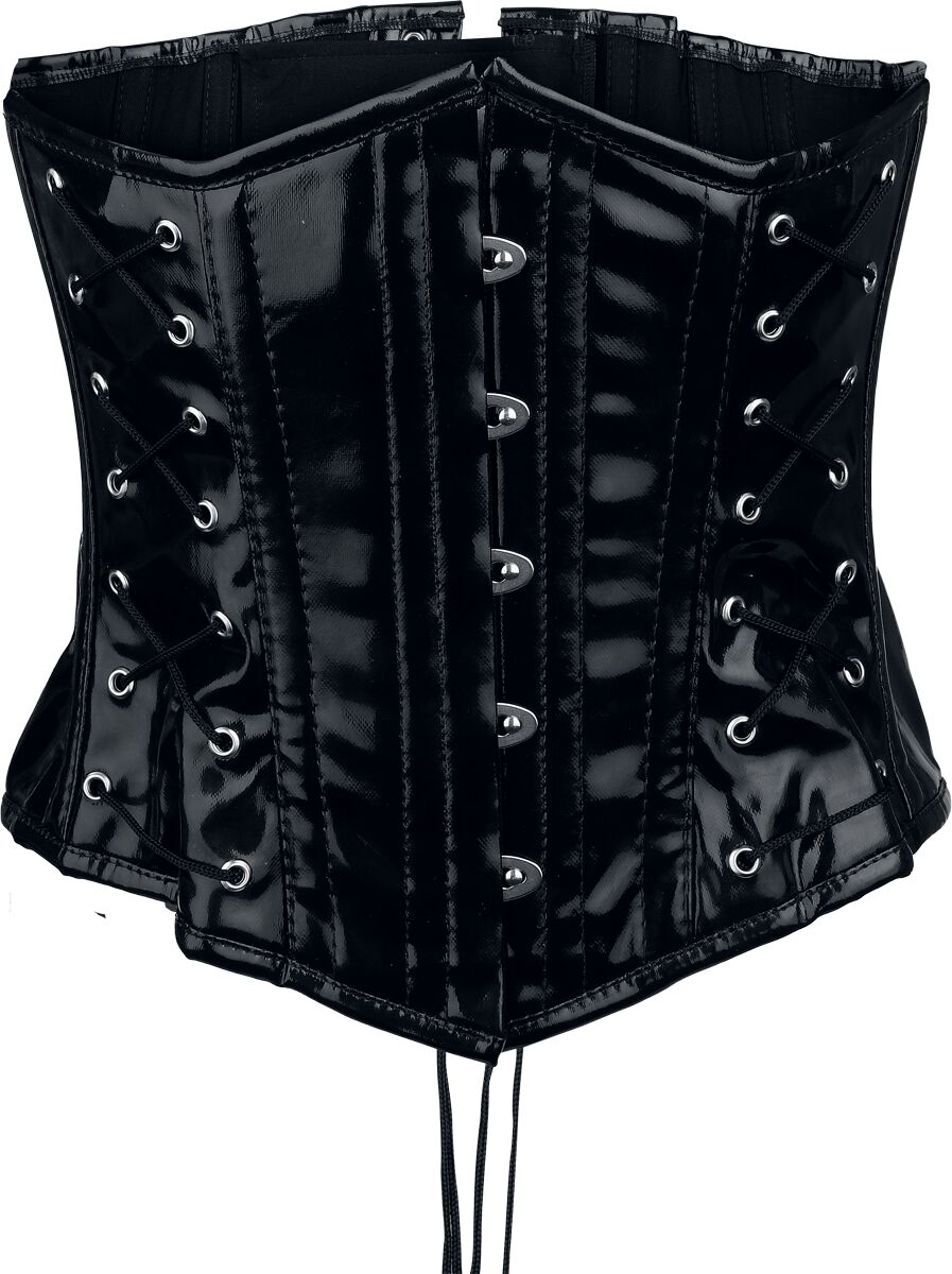 Corset Gothic de Burleska - Scarlett - S à L - pour Femme - noir - Burleska