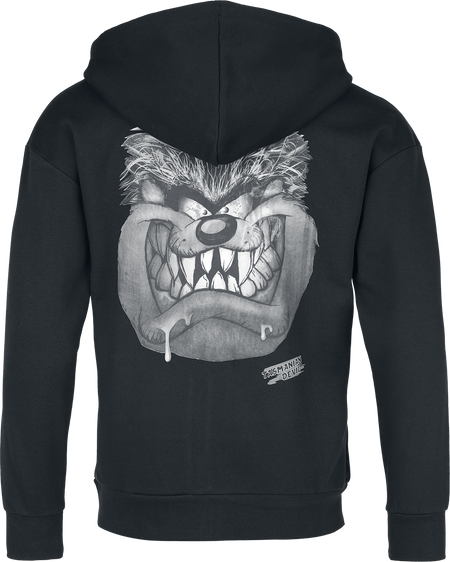 Sweat-shirt zippé à capuche  de Looney Tunes - Taz - Tasmanian Devil - S à 3XL - pour Homme - noir - Looney Tunes - View 2