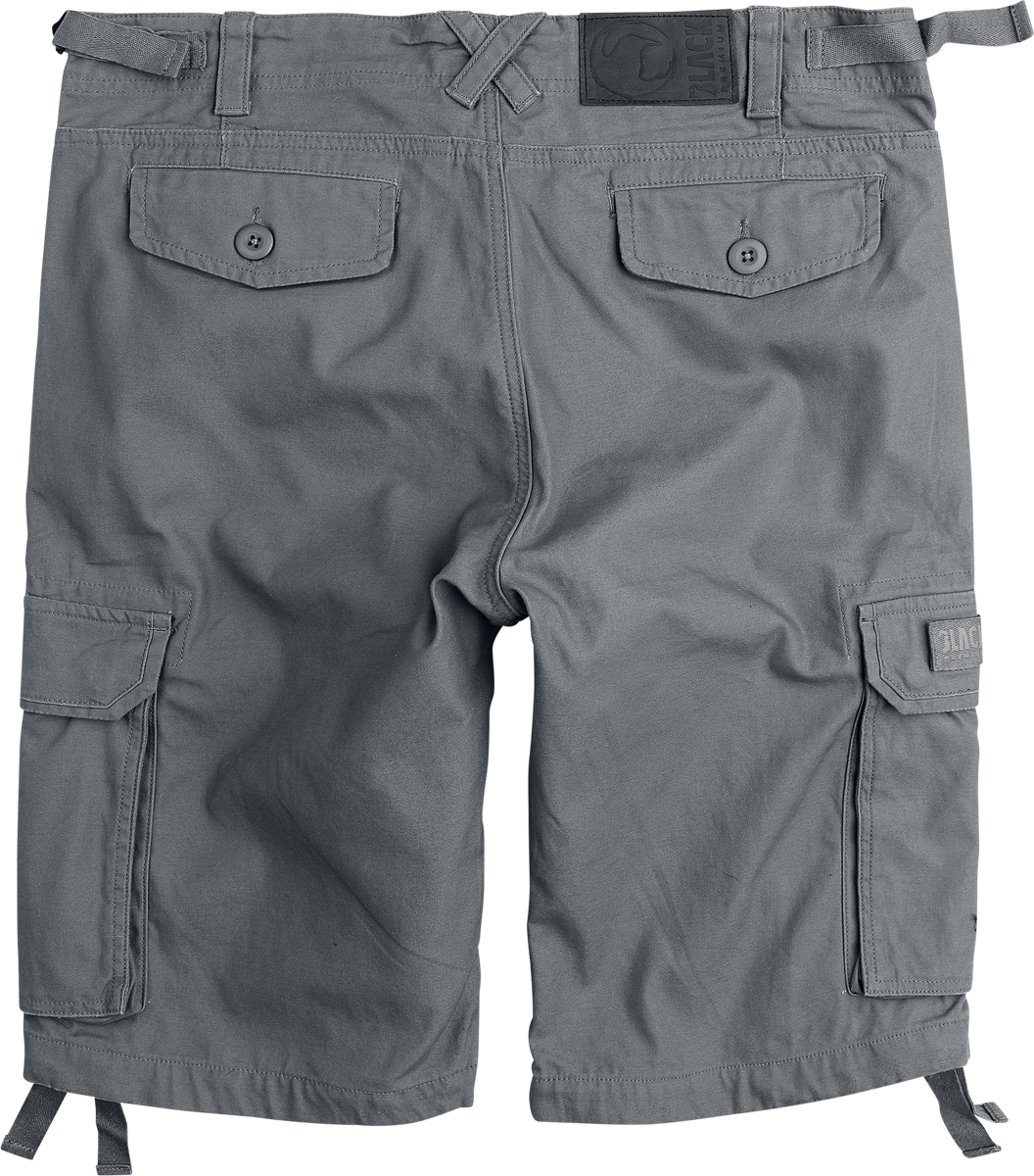 Short  de Black Premium by EMP - Bermuda Army Vintage - S à 5XL - pour Homme - gris - Black Premium by EMP - View 2