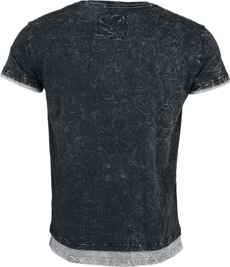 T-Shirt Manches courtes  de RED by EMP - Don't Tell Me You're Lonely - S à XXL - pour Homme - gris - RED by EMP - View 2
