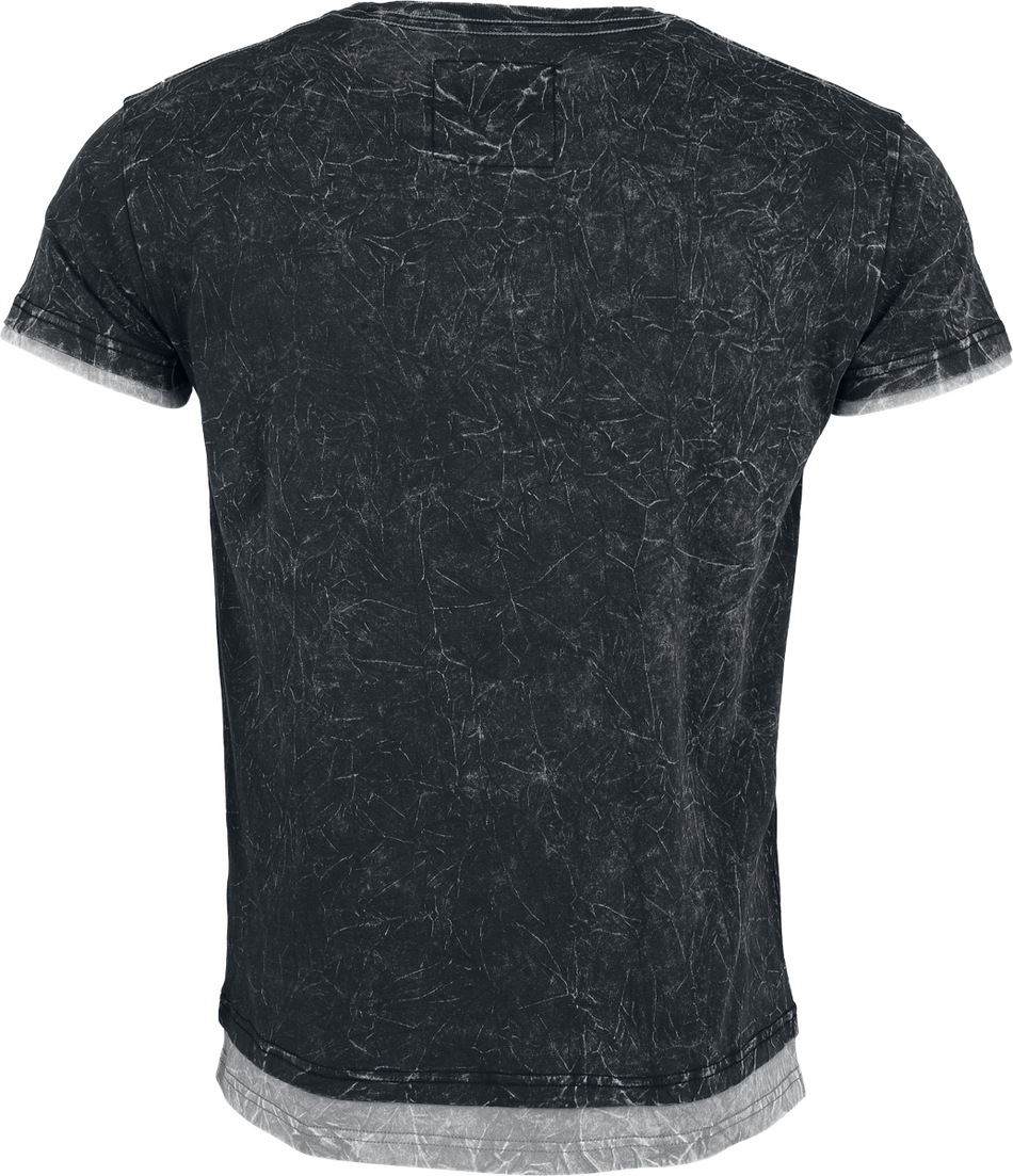 T-Shirt Manches courtes  de RED by EMP - Don't Tell Me You're Lonely - S à XXL - pour Homme - gris - RED by EMP - View 2