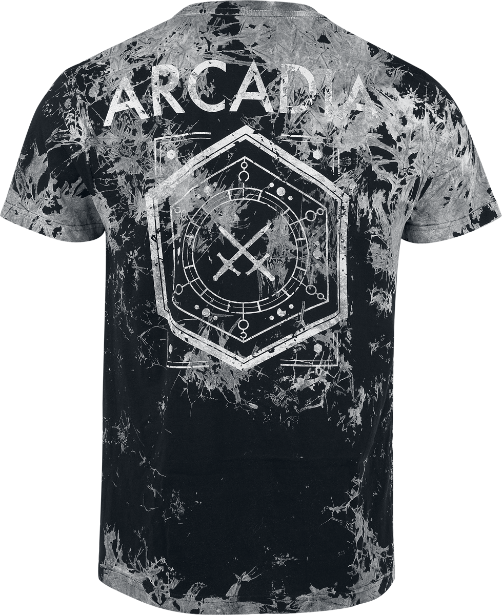 T-Shirt Manches courtes  de Sleep Token - Arcadia - S à 4XL - pour Homme - noir/gris - Sleep Token - View 2