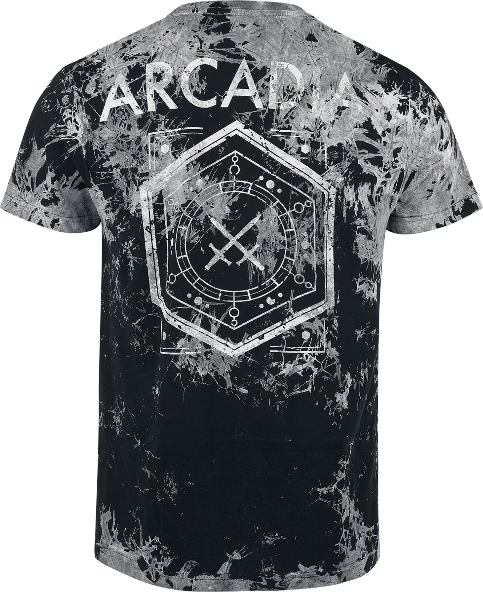 T-Shirt Manches courtes  de Sleep Token - Arcadia - S à 4XL - pour Homme - noir/gris - Sleep Token - View 2