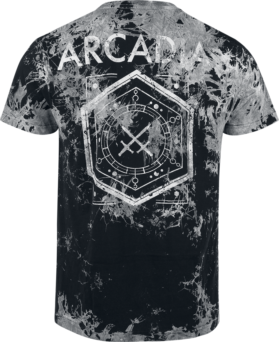 T-Shirt Manches courtes  de Sleep Token - Arcadia - S à 4XL - pour Homme - noir/gris - Sleep Token - View 2