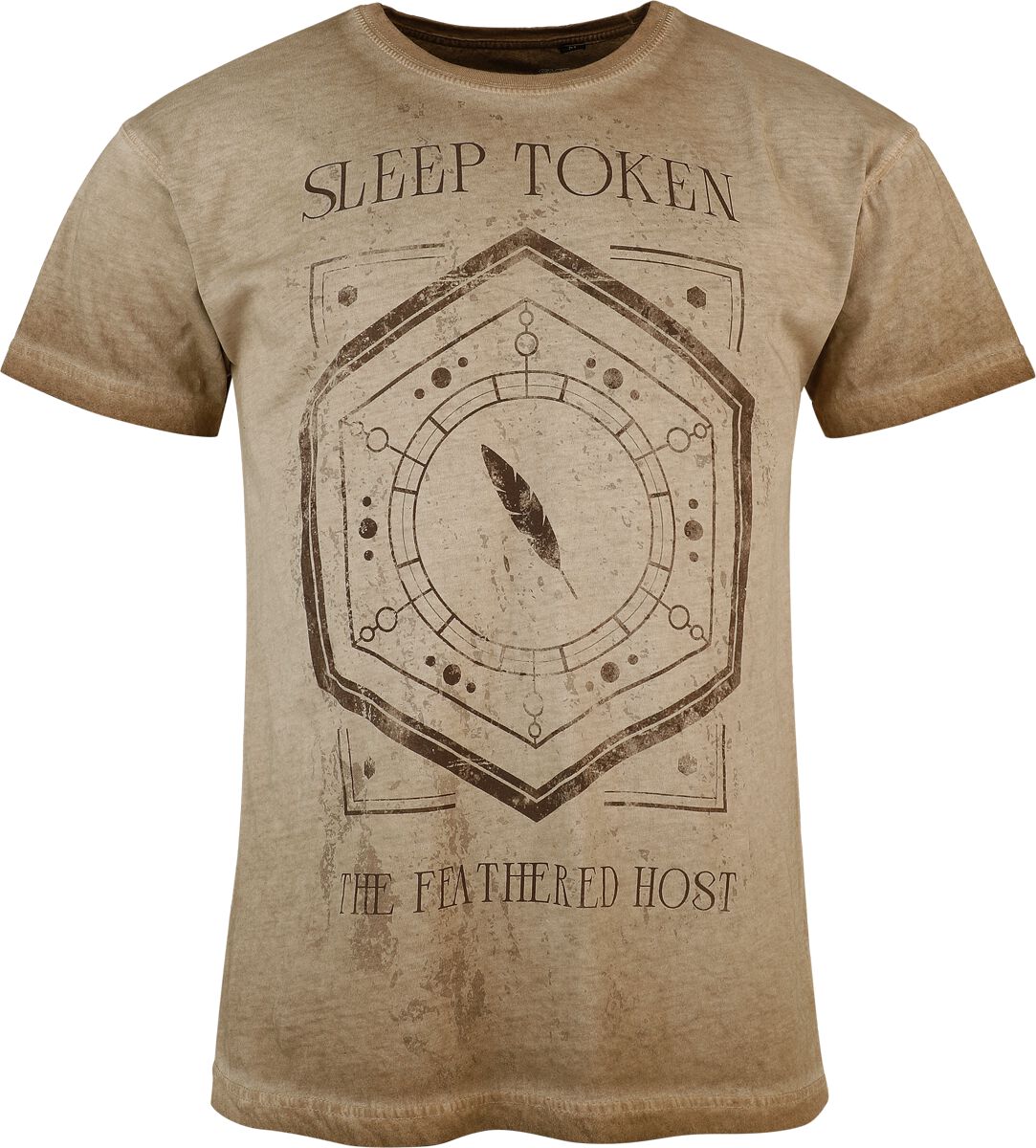 T-Shirt Manches courtes  de Sleep Token - Feathered Host - S à 4XL - pour Homme - beige - Sleep Token