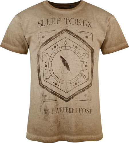 T-Shirt Manches courtes  de Sleep Token - Feathered Host - S à 4XL - pour Homme - beige - Sleep Token