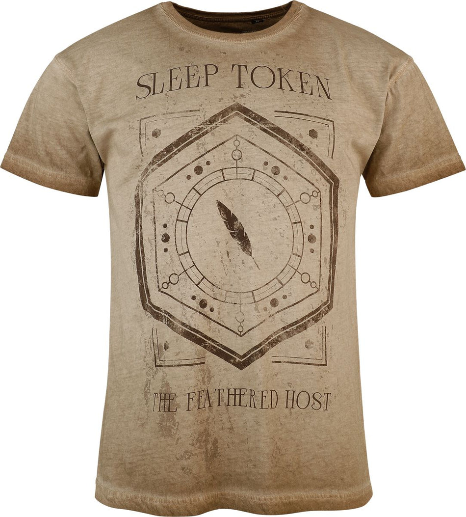 T-Shirt Manches courtes  de Sleep Token - Feathered Host - S à 4XL - pour Homme - beige - Sleep Token