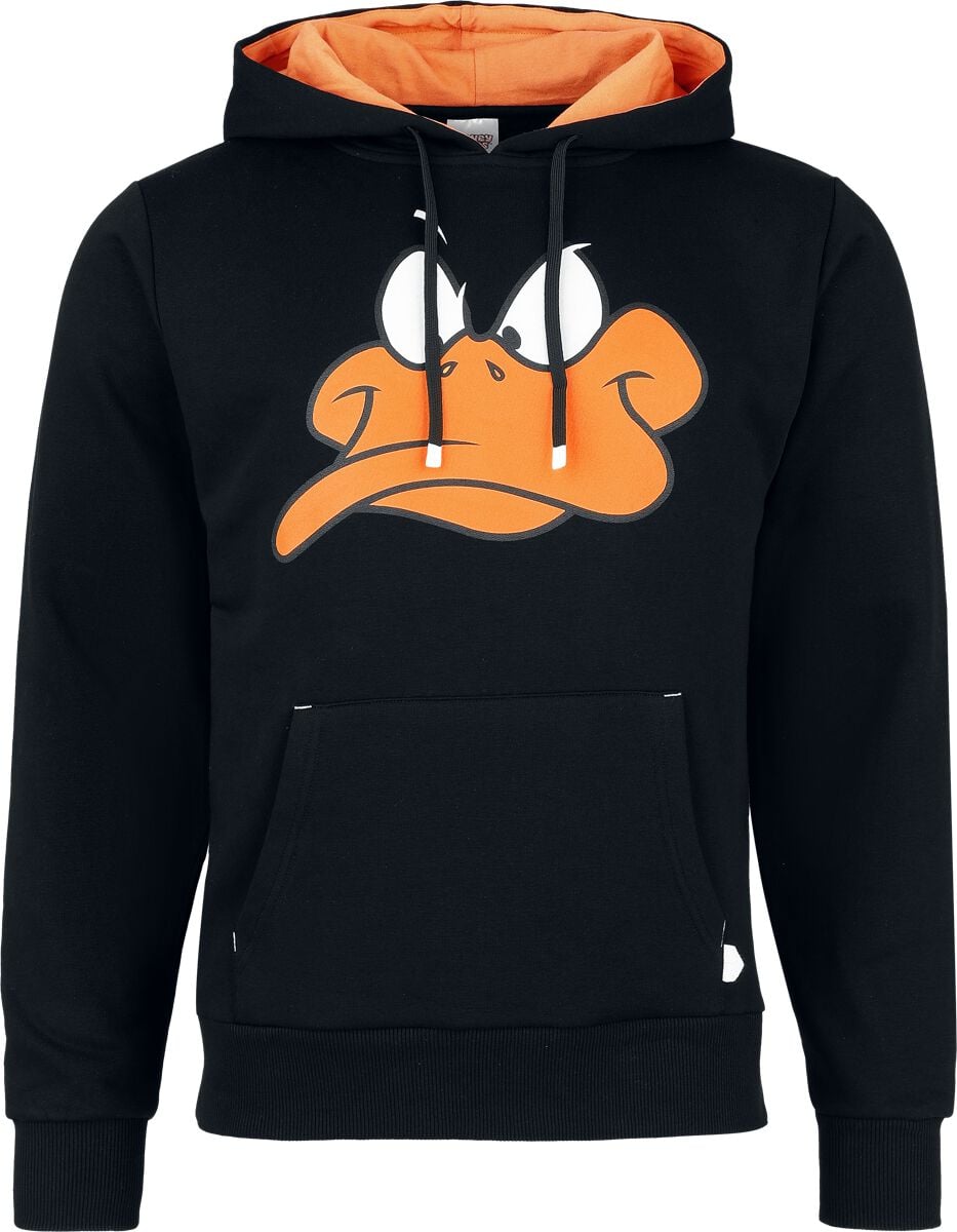 Sweat-shirt à capuche  de Looney Tunes - Daffy Duck - Canard Énervé - S à XXL - pour Homme - noir - Looney Tunes