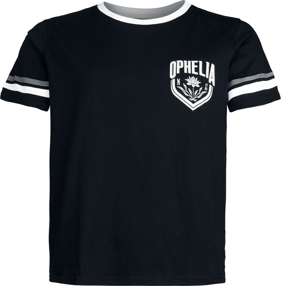 T-Shirt Manches courtes Gothic de Wednesday - Wednesday - Ophelia - S à XXL - pour Femme - noir - Wednesday