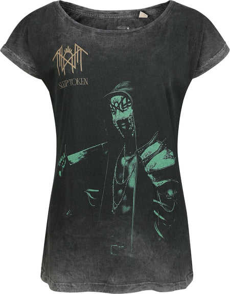 T-Shirt Manches courtes  de Sleep Token - Arcadia Vessel - S à 4XL - pour Femme - gris foncé/gris clair - Sleep Token