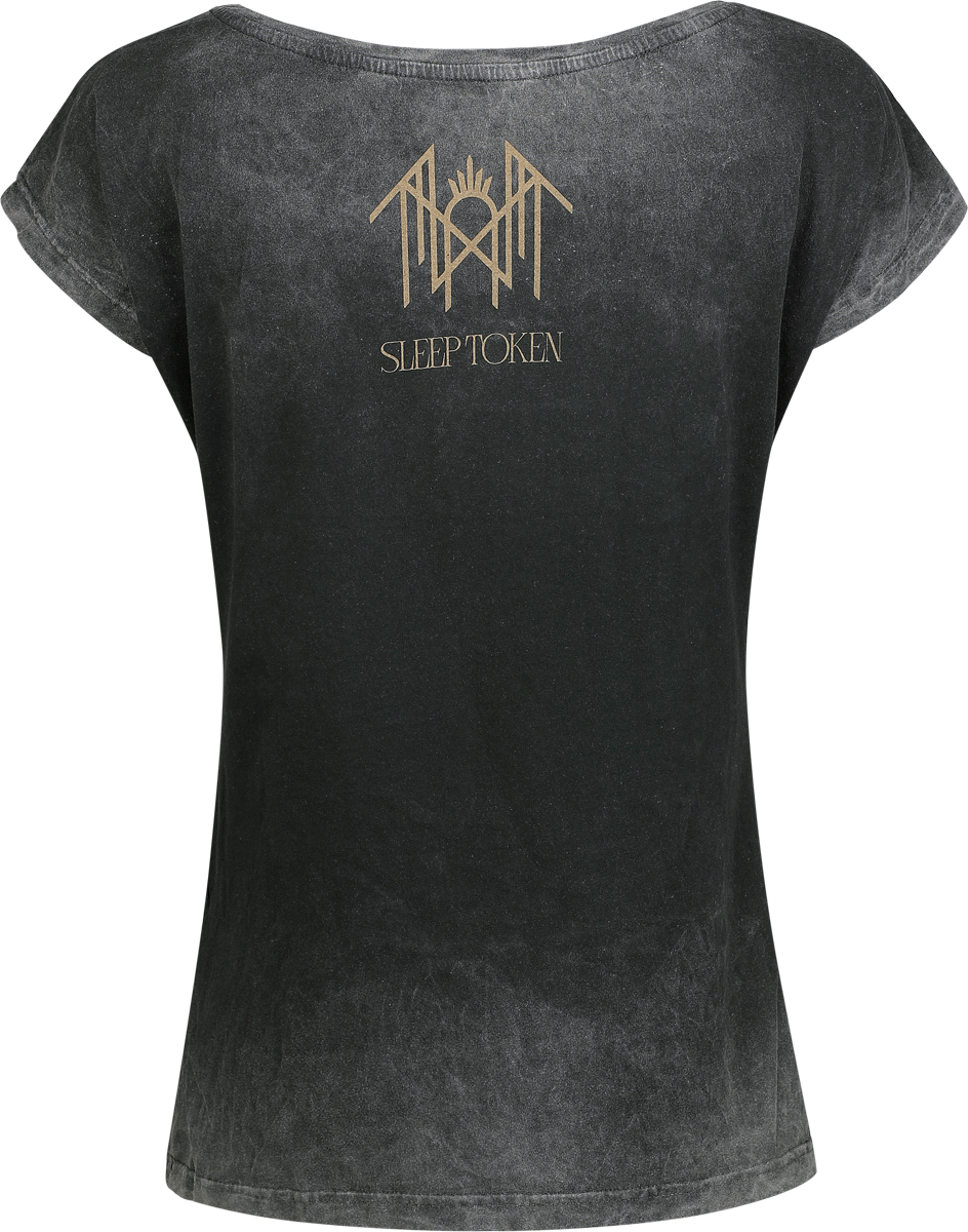 T-Shirt Manches courtes  de Sleep Token - Arcadia Vessel - S à 4XL - pour Femme - gris foncé/gris clair - Sleep Token - View 2