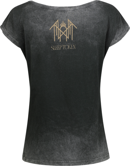 T-Shirt Manches courtes  de Sleep Token - Arcadia Vessel - S à 4XL - pour Femme - gris foncé/gris clair - Sleep Token - View 2