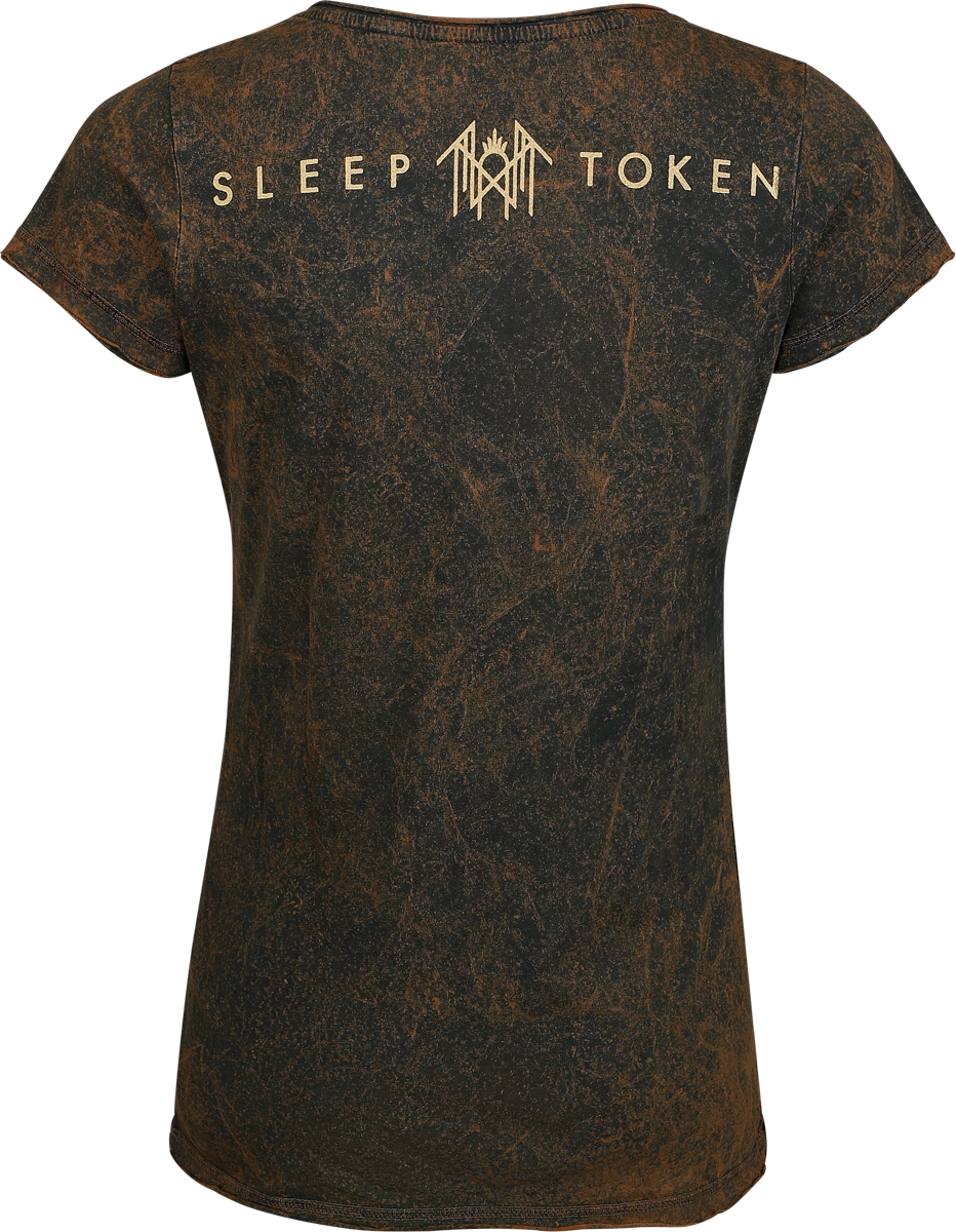 T-Shirt Manches courtes  de Sleep Token - Even In Arcadia - S à 4XL - pour Femme - rouille - Sleep Token - View 2