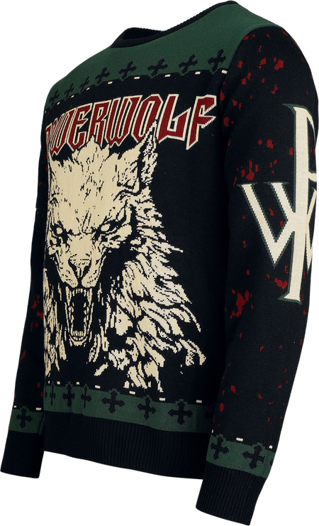 Pull de Noël  de Powerwolf - Holiday Sweater - S à 5XL - pour Homme - multicolore - Powerwolf - View 2