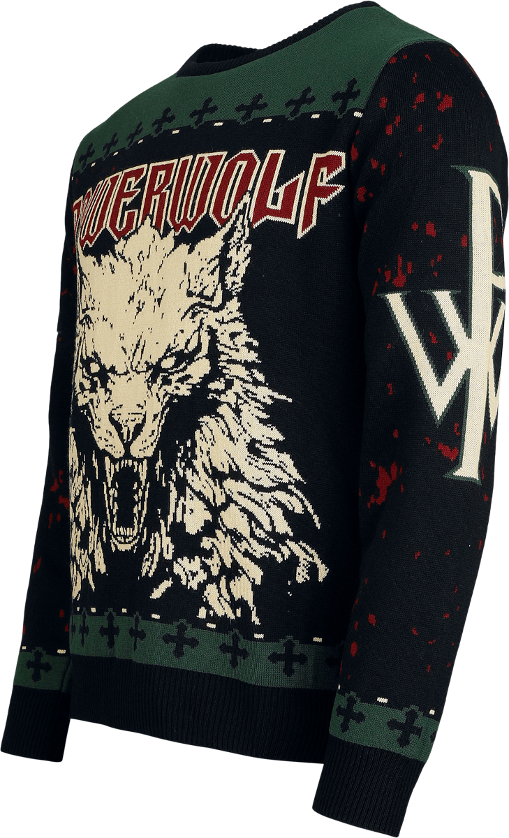 Pull de Noël  de Powerwolf - Holiday Sweater - S à 5XL - pour Homme - multicolore - Powerwolf - View 2