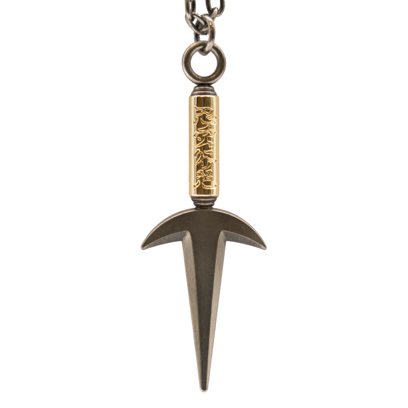 Collier  de Naruto - Minatos's Kunai - pour Femme - couleur argent - Naruto - View 2