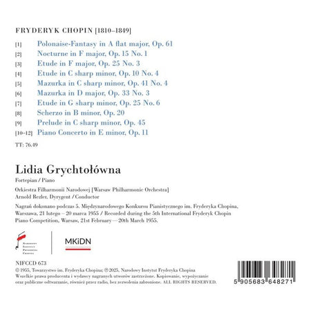 Lidia Grychtolowna 1955 - Front Cover