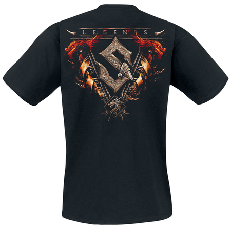 T-Shirt Manches courtes  de Sabaton - Legends - S à 5XL - pour Homme - noir - Sabaton - View 2