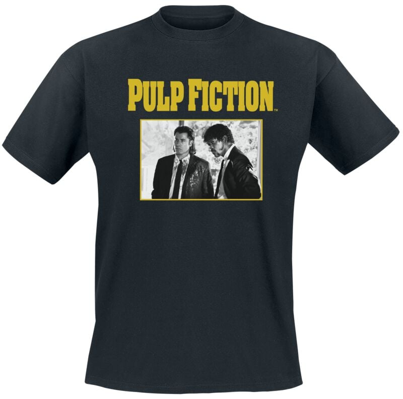 T-Shirt Manches courtes  de Pulp Fiction - Vincent & Jules - S à XXL - pour Homme - noir - Pulp Fiction