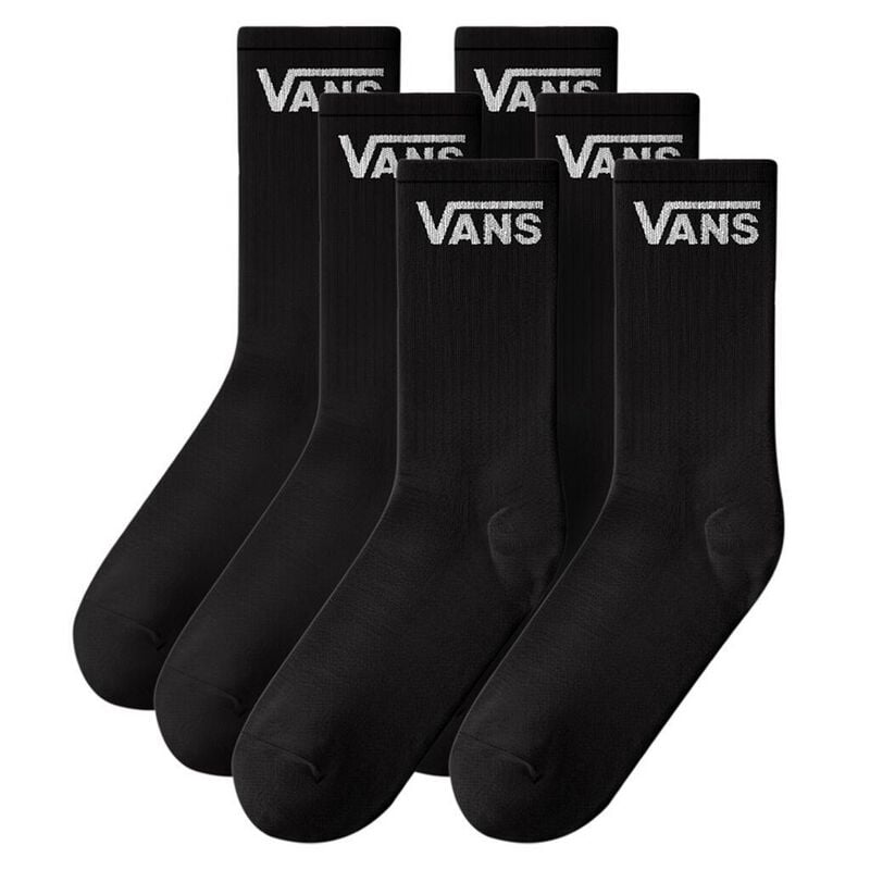 Chaussettes  de Vans - Classic Half Crew (Lot de 6) - S à XL - pour Unisexe - noir - Vans