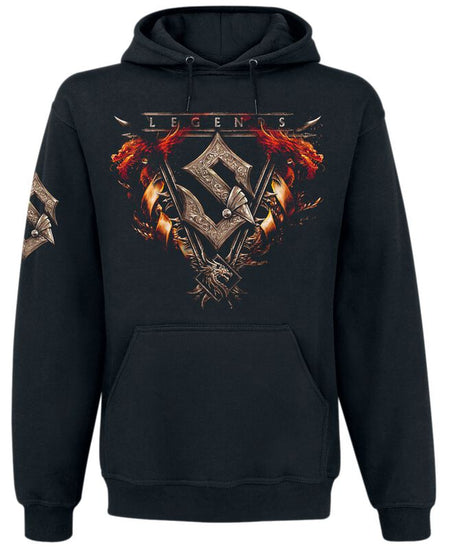 Sweat-shirt à capuche  de Sabaton - Legends - S à 4XL - pour Homme - noir - Sabaton