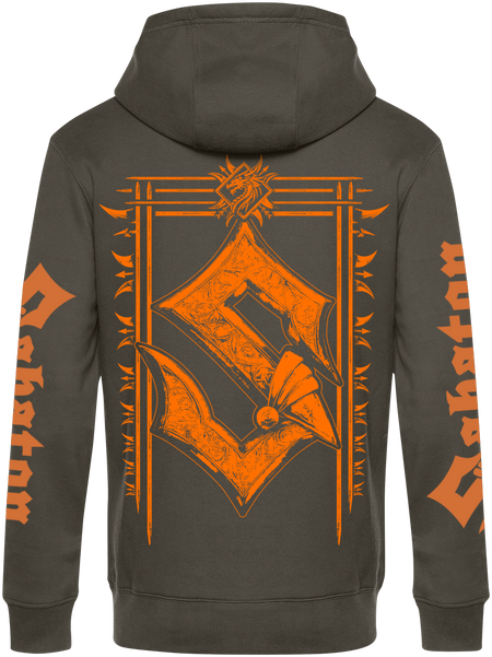 Sweat-shirt zippé à capuche  de Sabaton - Legends - S à 3XL - pour Homme - vert - Sabaton - View 2