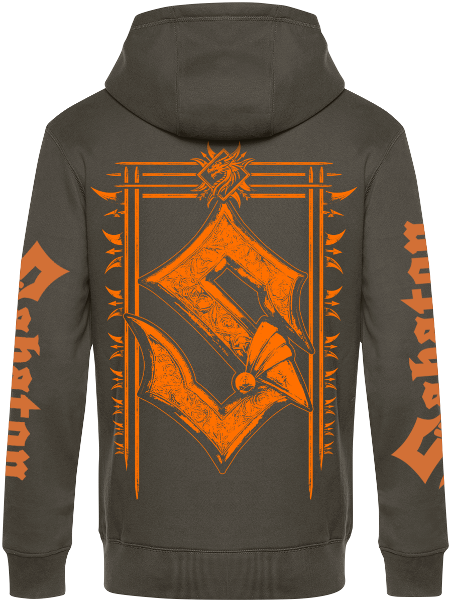Sweat-shirt zippé à capuche  de Sabaton - Legends - S à 3XL - pour Homme - vert - Sabaton - View 2