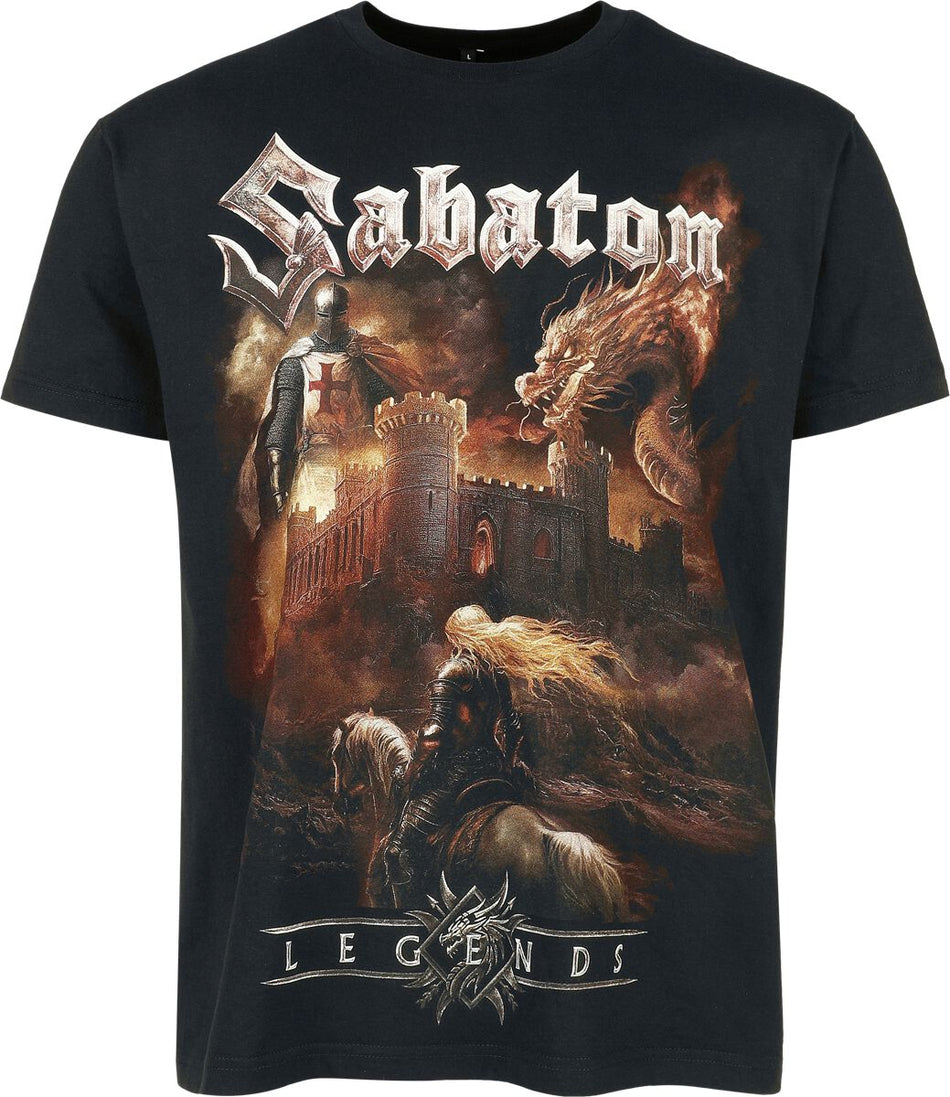 T-Shirt Manches courtes  de Sabaton - Castle - S à 4XL - pour Homme - noir - Sabaton