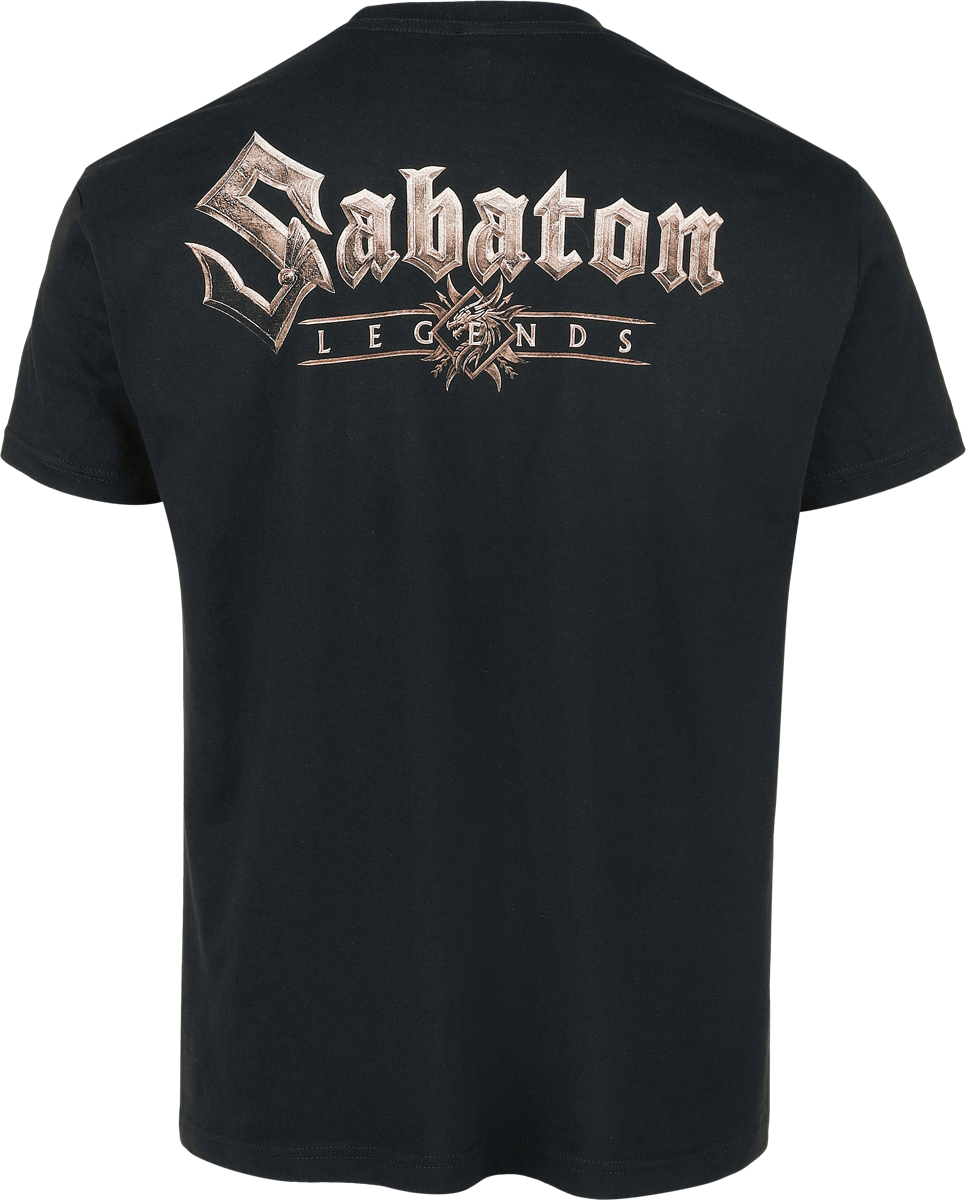 T-Shirt Manches courtes  de Sabaton - Castle - S à 4XL - pour Homme - noir - Sabaton - View 2
