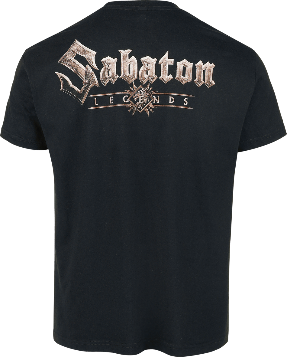 T-Shirt Manches courtes  de Sabaton - Castle - S à 4XL - pour Homme - noir - Sabaton - View 2
