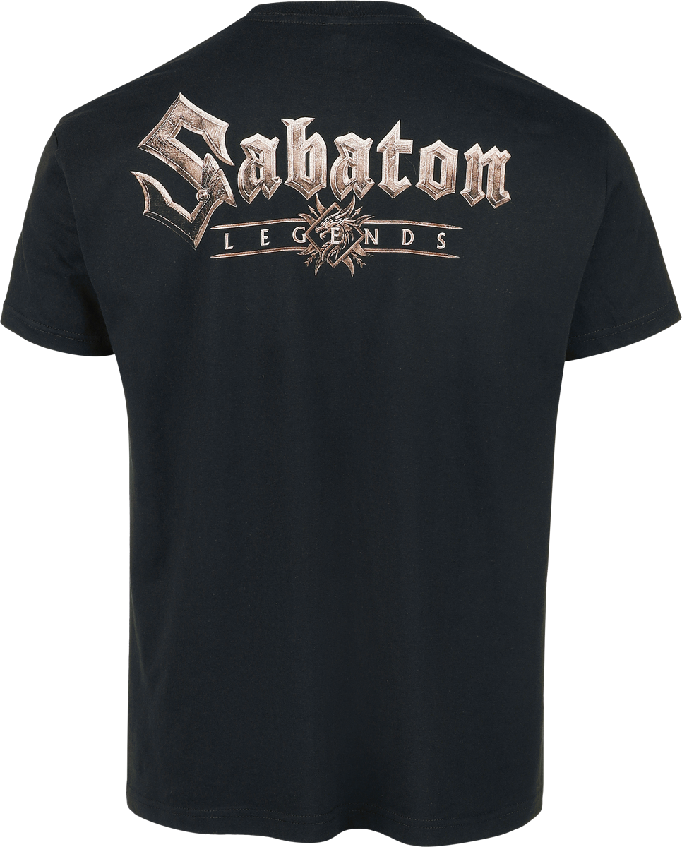 T-Shirt Manches courtes  de Sabaton - Castle - S à 4XL - pour Homme - noir - Sabaton - View 2
