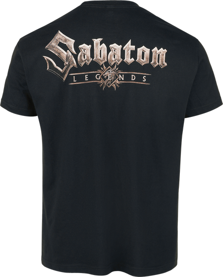 T-Shirt Manches courtes  de Sabaton - Castle - S à 4XL - pour Homme - noir - Sabaton - View 2