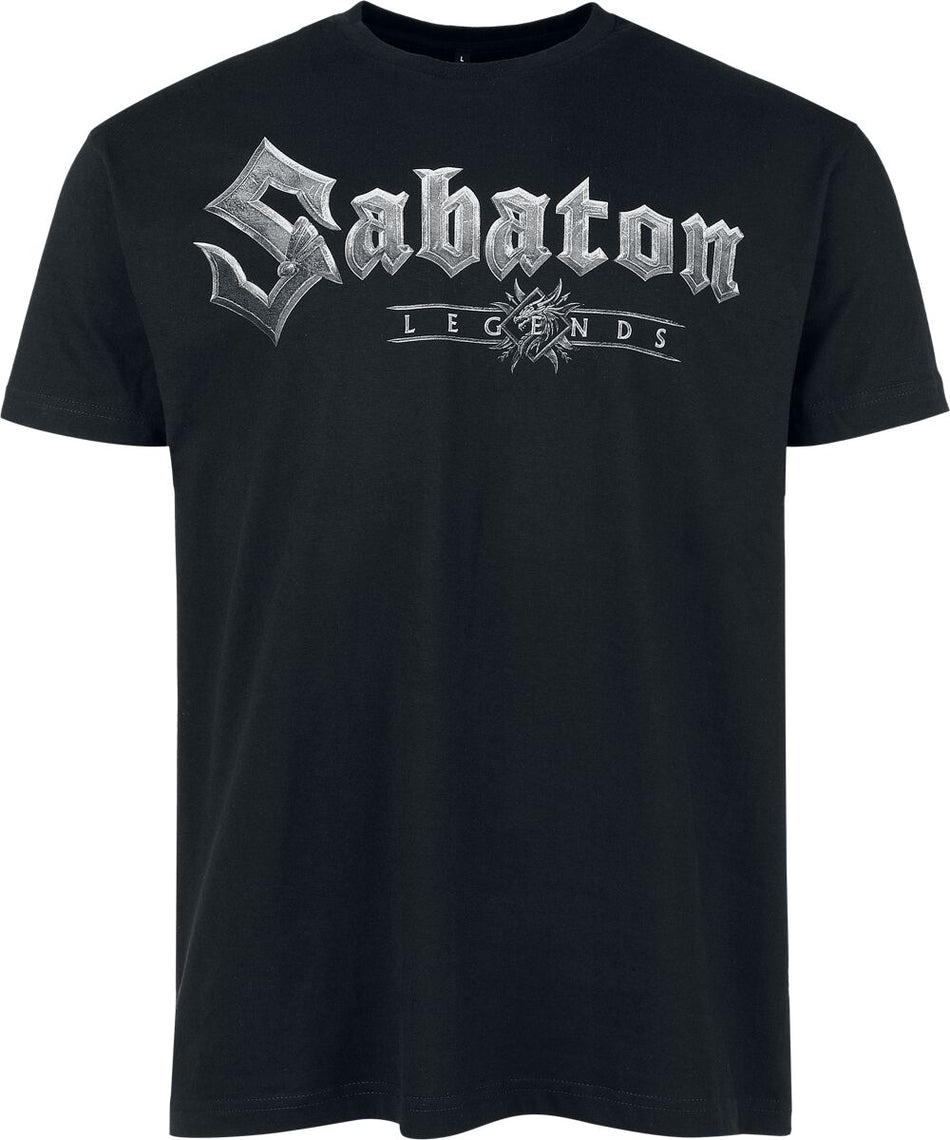 T-Shirt Manches courtes  de Sabaton - Legends - S à 4XL - pour Homme - noir - Sabaton