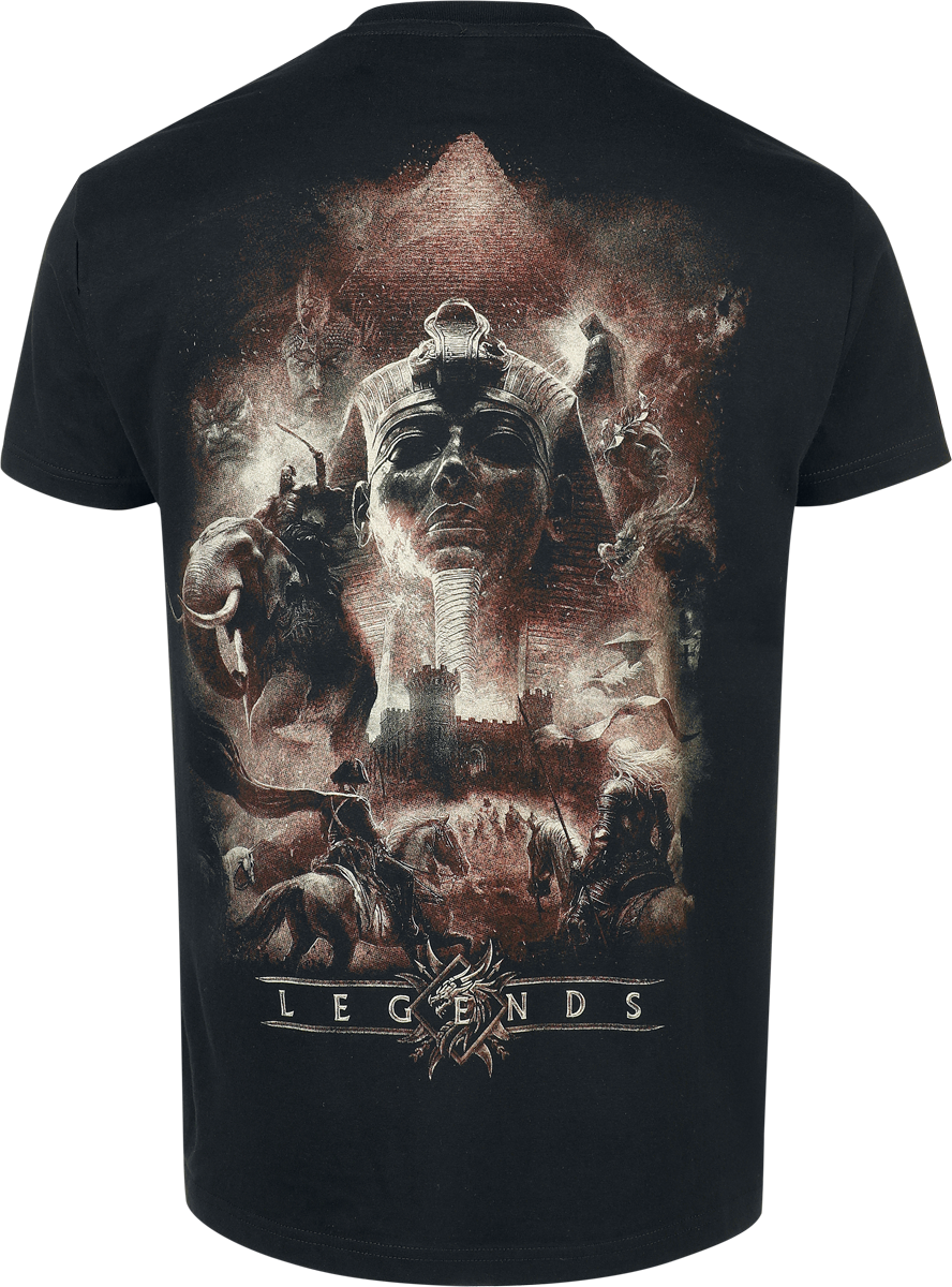 T-Shirt Manches courtes  de Sabaton - Legends - S à 4XL - pour Homme - noir - Sabaton - View 2
