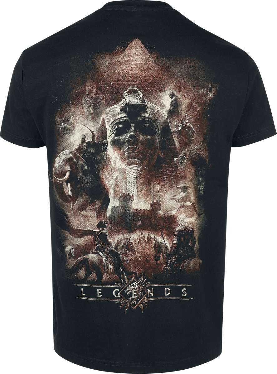 T-Shirt Manches courtes  de Sabaton - Legends - S à 4XL - pour Homme - noir - Sabaton - View 2