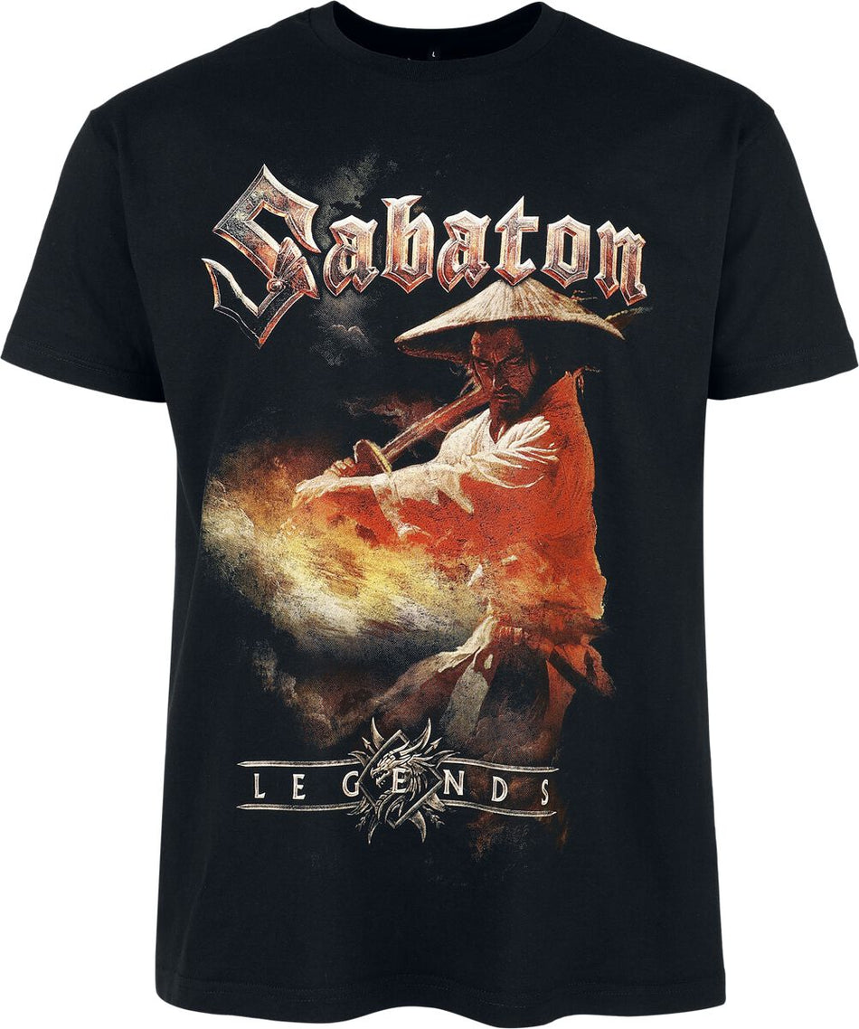 T-Shirt Manches courtes  de Sabaton - Samurai - S à 4XL - pour Homme - noir - Sabaton