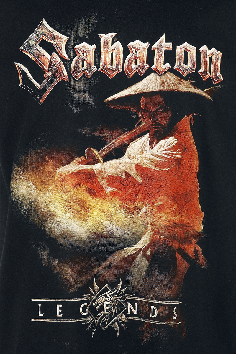 T-Shirt Manches courtes  de Sabaton - Samurai - S à 4XL - pour Homme - noir - Sabaton - View 2