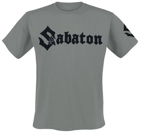 T-Shirt Manches courtes  de Sabaton - Flat Logo - S à 4XL - pour Homme - gris - Sabaton