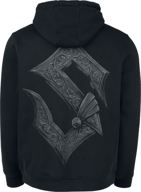 Sweat-shirt à capuche  de Sabaton - Black Logo - S à XXL - pour Homme - noir - Sabaton - View 2