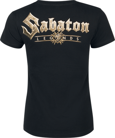 T-Shirt Manches courtes  de Sabaton - Dragon - S à 3XL - pour Femme - noir - Sabaton - View 2