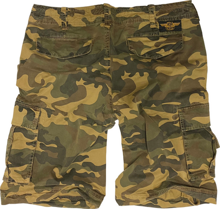 Short  de West Coast Choppers - WCC CFL Short Cargo - Camouflage Vintage - S à 3XL - pour Homme - vert - West Coast Choppers - View 2