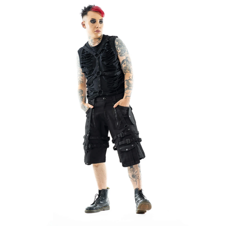 Short Gothic de Chemical Black - Dale - Short Noir Homme - 30 à 38 - pour Homme - noir - Chemical Black - View 2