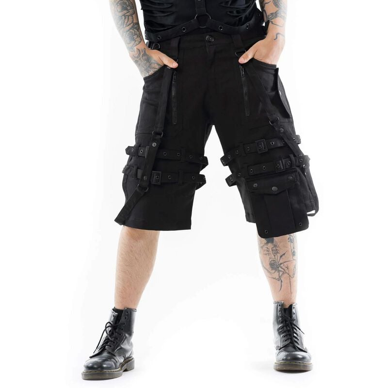Short Gothic de Chemical Black - Dale - Short Noir Homme - 30 à 38 - pour Homme - noir - Chemical Black