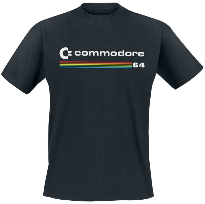 T-Shirt Manches courtes Gaming de Commodore 64 - Commodore Logo - T-Shirt - S à XXL - pour Homme - noir - Commodore 64
