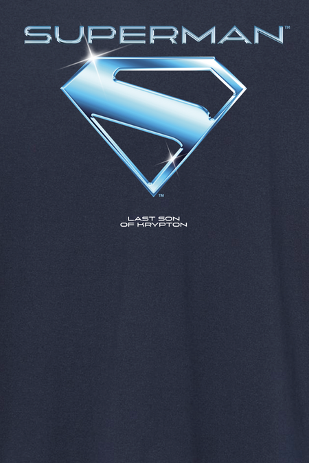 T-Shirt Manches courtes  de Superman - 2025 - Steel - S à M - pour Homme - marine - Superman - View 2
